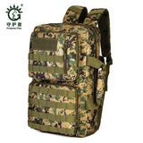 35 litres of three computer bag backpack camouflage nylon high quality men's and women's big inclined military shoulder bag