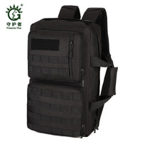 35 litres of three computer bag backpack camouflage nylon high quality men's and women's big inclined military shoulder bag