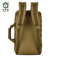 35 litres of three computer bag backpack camouflage nylon high quality men's and women's big inclined military shoulder bag