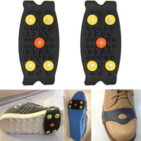 Anti Slip Ice Climbing Spikes Grips Crampon Cleats 5-Stud Shoes Cover    Safety &amp; Survival Z0605
