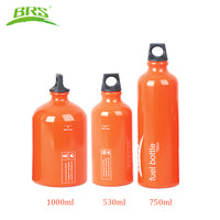 BRS Aluminum Alloy Fuel Bottle Petrol Kerosene Diesel Bottle Alcohol Liquid Gas Storage Bottle For Outdoor Camping Picnic Stove