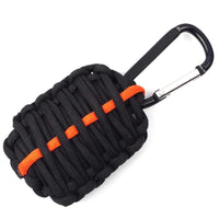EDC GEAR survival cord 550 paracord fishing tools magnifier Carabiner Grenade Survival Kit Emergency Outdoor tools