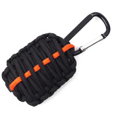 EDC GEAR survival cord 550 paracord fishing tools magnifier Carabiner Grenade Survival Kit Emergency Outdoor tools