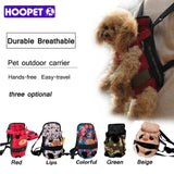 HOOPET Dog carrier fashion red color Travel dog backpack breathable pet bags shoulder pet puppy carrier