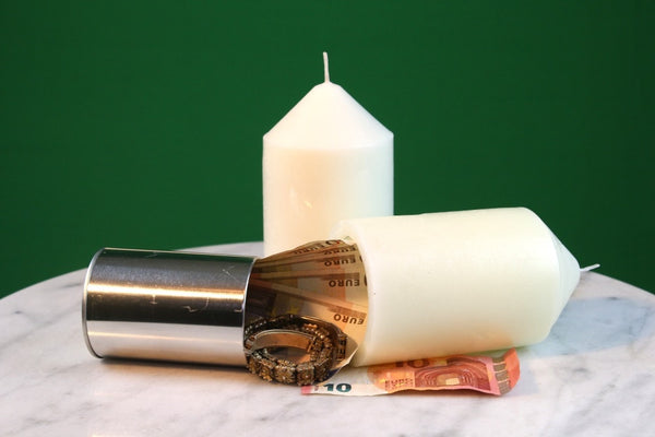 Geheimversteck - Kerze mit Geheimfach für Ihre Wertgegenstände Prepper –  Prepper Profi und Krisenvorsorge