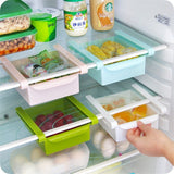 Kitchen Refrigerator Storage Box Food Container Fresh Spacer Layer Storage Rack Pull-out Drawer Fresh Sort Organizer