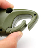 MECO Mini Emergency Hand Crank Dynamo Solar Flashlight Rechargeable LED Light Lamp Charging Powerful Torch For Outdoor Camping