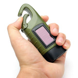 MECO Mini Emergency Hand Crank Dynamo Solar Flashlight Rechargeable LED Light Lamp Charging Powerful Torch For Outdoor Camping