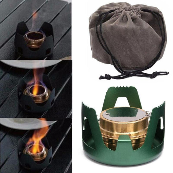 Mini Portable Spirit Burner Alcohol Stove Furnace Outdoor Backpacking Hiking Alcohol Burners For Outdoor Tools