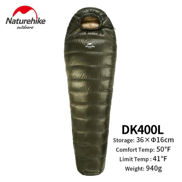 NatureHike Adult Winter Sleeping Bag Mummy Type Down Sleeping Bag Splicing Single Sleeping Bag Camping Equipment