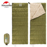 Naturehike Ultralight  Portable Envelope Cotton Sleeping Bag Camping Sleeping Bag Outdoor Camping Travel 3 Colors 0.8kg