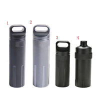 New Brand Outdoor Waterproof Bottles Emergency First Aid Survival Pill Bottle Camping EDC Tank Box for Cigarettes Matches