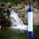 New Portable ABS Plastic Water Filter Camping Hiking Pressure Purifier Cleaner Outdoor Wild Drinking Safety Survival Emergency