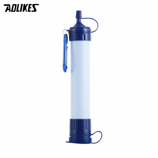 New Portable ABS Plastic Water Filter Camping Hiking Pressure Purifier Cleaner Outdoor Wild Drinking Safety Survival Emergency