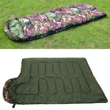 New Sale High quality Cotton Camping sleeping bag,15~5degree, envelope style, army or Military or camouflage sleeping bags