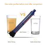 Portable Water Filter 0.2 Microns Purifier Straw Purifying Outdoor Survival Gear Hiking Camping Drinking Water Purifier Filter
