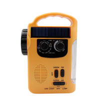 Solar Radio mit Kurbel,  LED Flashlight