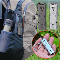 Stainless Steel Outdoor Survival Whistle Lifesaving Camping Hiking Rescue Emergency Travel Tool | Prepper Profi und  Krisenvorsorge