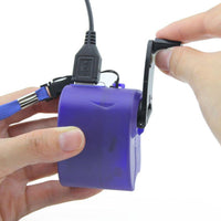 Universal Smart Mobile Phone/MP4 Hand-cranked Charger USB Charging Travel Emergency Manual Electric Power Supply Outdoor Tool