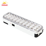 Wholesale Emergency LED light flashlight mini 30 LED Rechargeable Emergency Light Lamp 2 Mode for Home camp outdoor