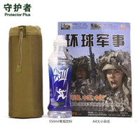 nylon military waterproof backpack bag student big bottle package kettle waist hanged vice package travel leisure free holograms