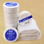 Hygiene Handtücher gepresst in Tablettenform